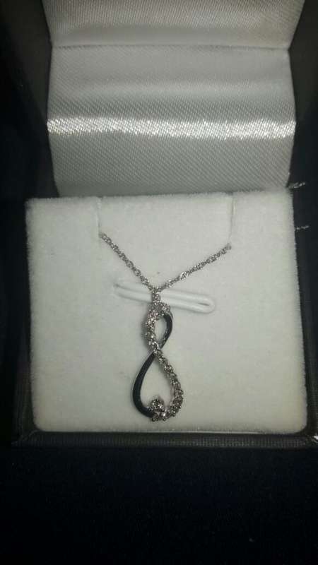 **INFINITY DESIGN [R17679]** DIAMOND PENDANT [0.200ct]
