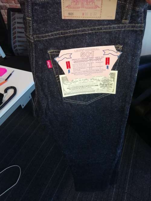 Brand New Original Levis 501 Fluff