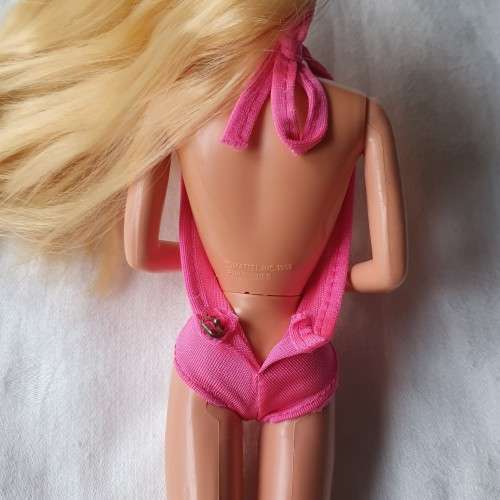 Vintage 1980s Twirly Curls Barbie Doll (Philippines 1982) - Good Used Condition