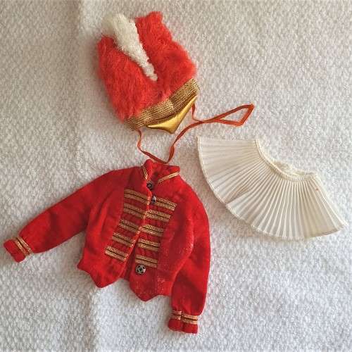 Vintage 1960s Barbie Drum Majorette outfit #875 (1964-1965)
