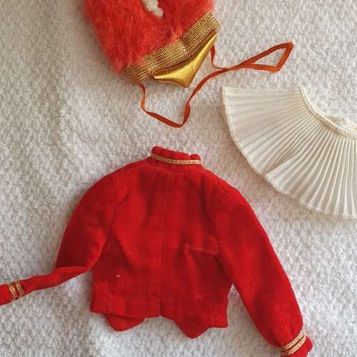Vintage 1960s Barbie Drum Majorette outfit #875 (1964-1965)