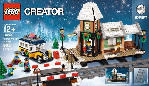Lego Winter Village Train Station Christmas 2017 Set - Like new, complete without original box