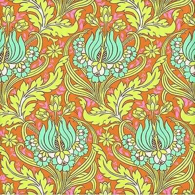 Amy Butler Soul Blossoms Quilting Fabric (Temple Tulips in cinnamom) 1 yard - Rare OOP
