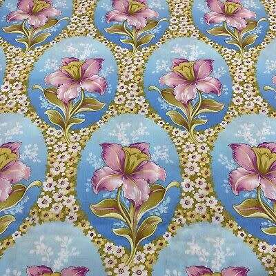 Amy Butler Ginger Bliss Quilting Fabric (Tropical Lilies in purple) 0.5 yard - Rare OOP