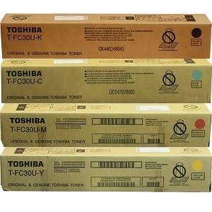 Toshiba TFC30 original toner cartridge cyan/magenta/yellow