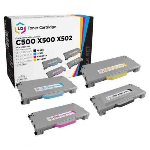 Lexmark C500 X500 X502 high yield compatible  toner cartridge