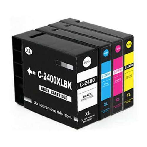 Canon 2400XL ink cartridge compatible cyan/magenta/yellow/black
