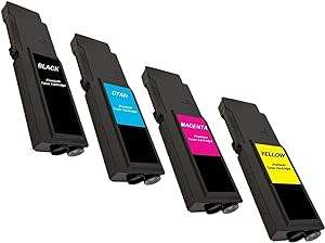Xerox Work Centre 6655 high yield compatible toner cartridge cyan/magenta/yellow