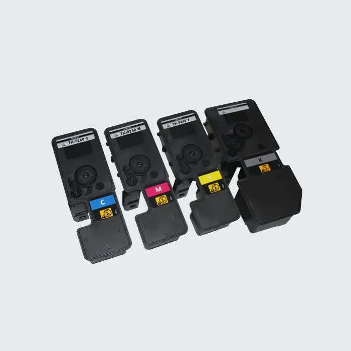 Kyocera TK5240 toner cartridge compatible cyan/magenta/yellow/black