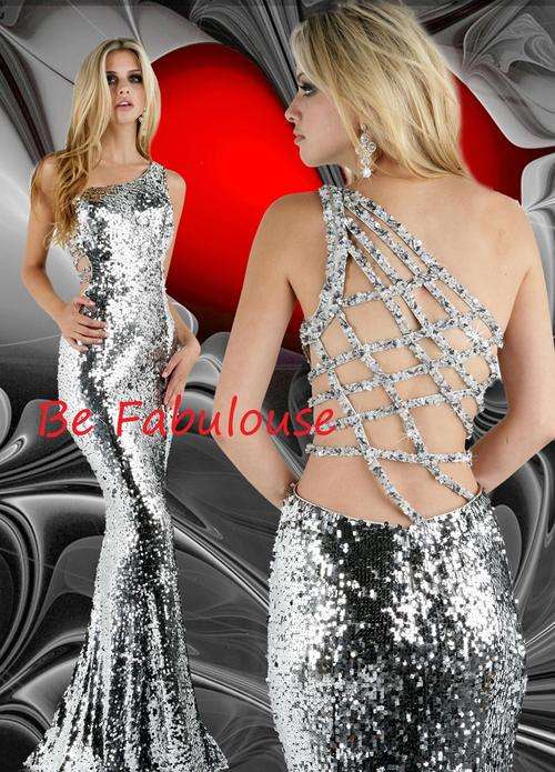 NEW COLLECTION MERMAID silver sparkle one shoulder beading Matric farewell gala evening dress!!!