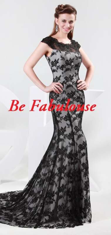 AFFORDABLE collection Beautiful black lace cocktale dress !!!