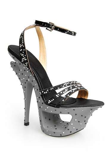 Grey Black blue gold silver crystal dress stiletoes pumps leather size 2,5 3 3,5 4 5 6 7