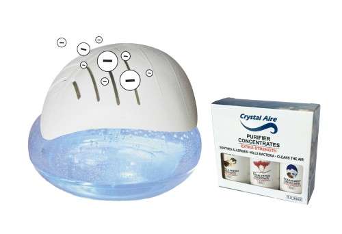 Crystal Aire Purifier LED Ionizer and Concentrates