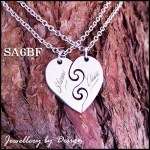 2-IN-1 BEST FRIENDS PENDANTS + CHAINS + FREE ENGRAVING