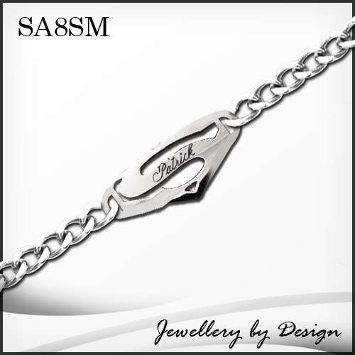 MEN'S SUPER HUMAN ID BRACELET + FREE ENGRAVING