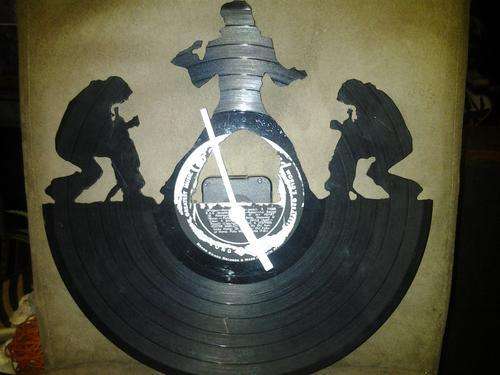 elvis lp wall clock