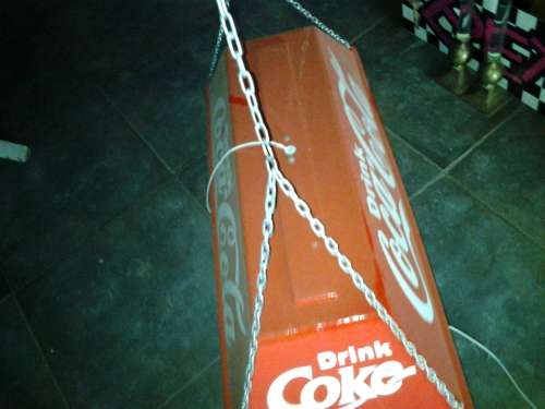 coca cola pool table light