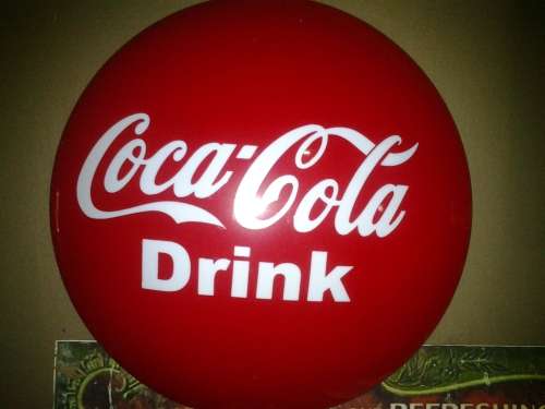 coca cola button light