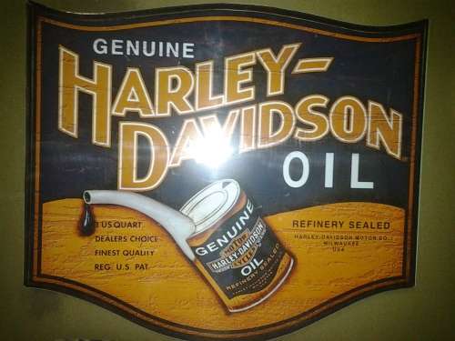 harley davidson metal sign