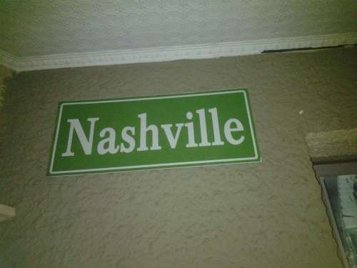 nashville usa sign