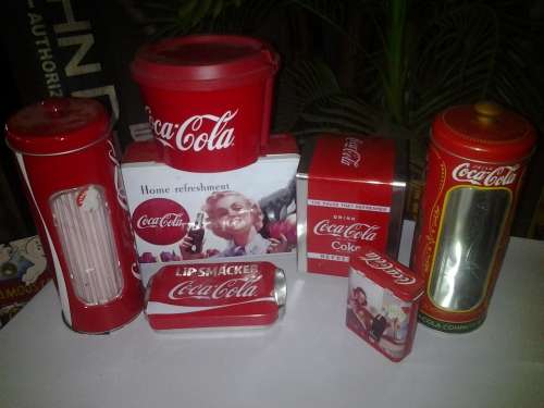 collectable coca cola tins