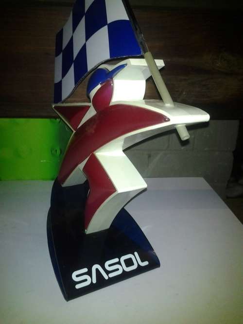 vintage sasol gas pump mascot