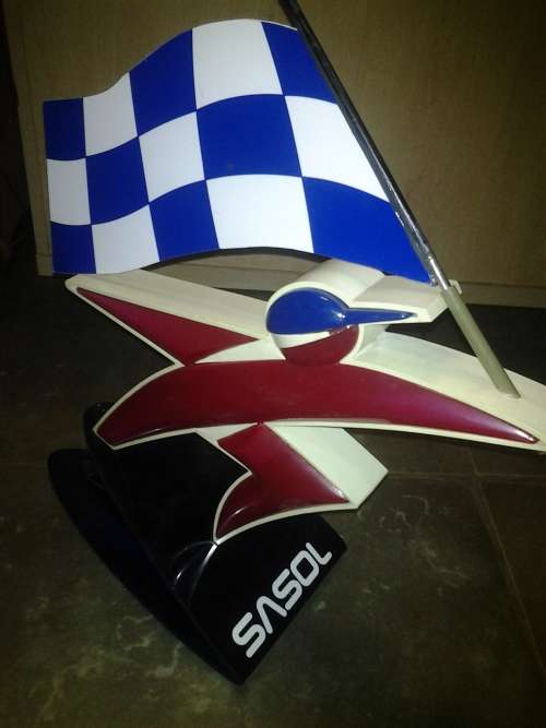 vintage sasol gas pump mascot