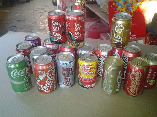 collectable coke cans