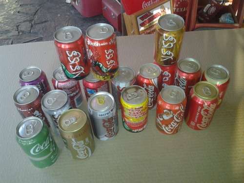 collectable coke cans