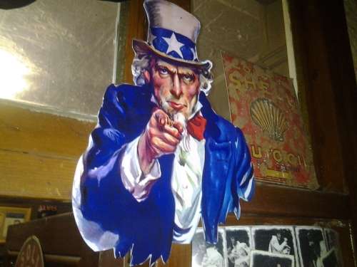 uncle sam pin up