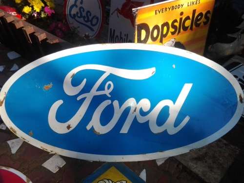 ford metal sign