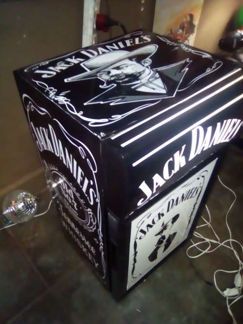 jack daniels branded bar fridge
