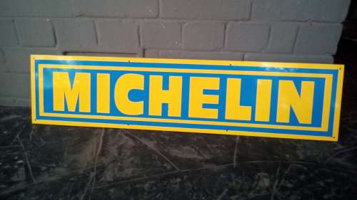 michelin steel sign
