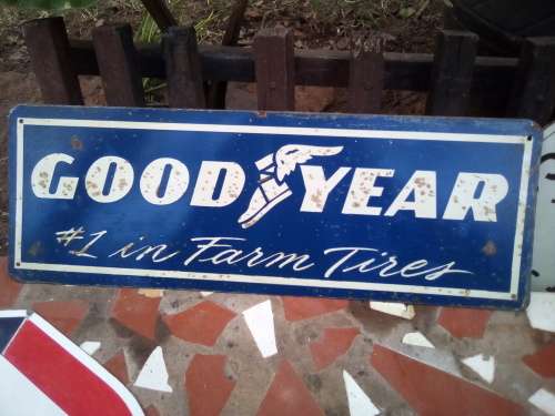 Good Year metal sign