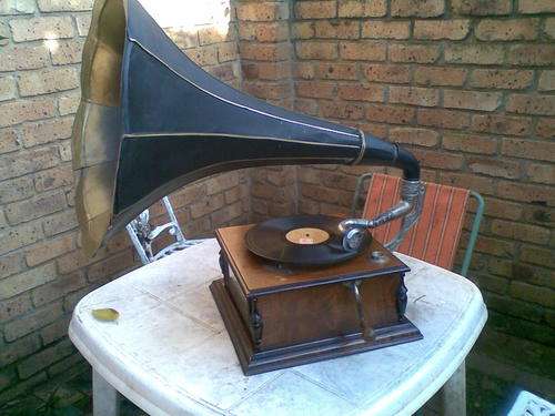 antique record player