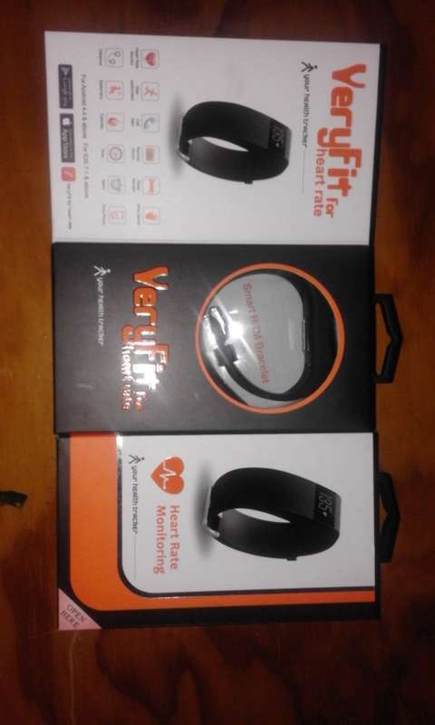 Veryfit TW64S Smart Bracelet with Display Call SMS Reminder Pedometer Mileage Calorie Sleep Heart R
