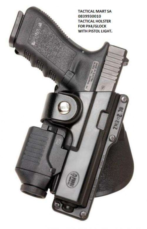 Glock 17/18 and px4 tactical holster for gun and taclight airsoft games