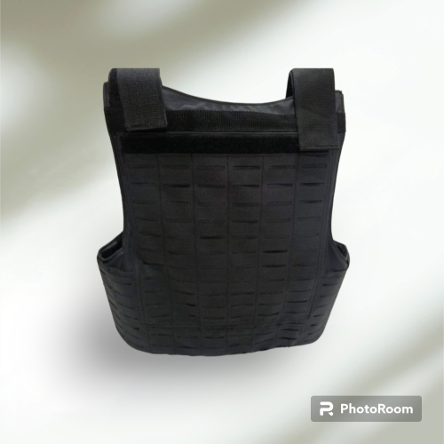 Laser cut molle plate carrier.