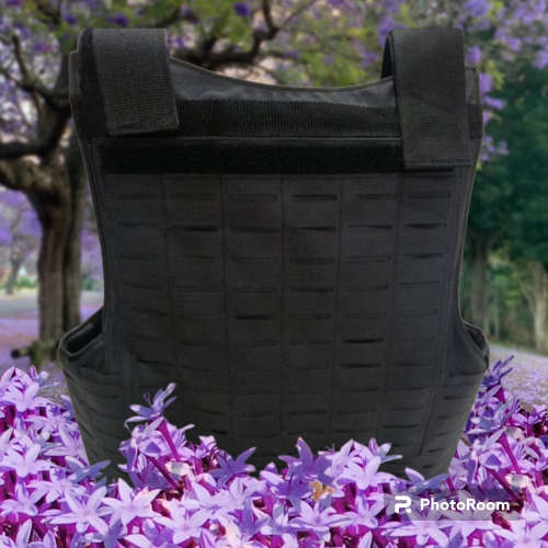 Laser cut molle plate carrier.