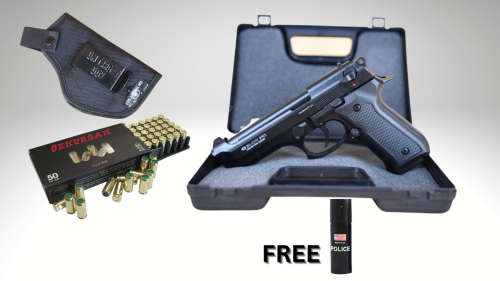 BLOW F92 9MM BLANK PEPPER PISTOL COMBO