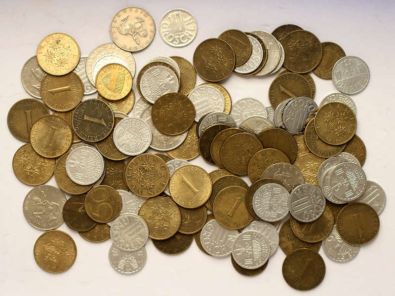 German / Austrian 150 pre-Euro coins