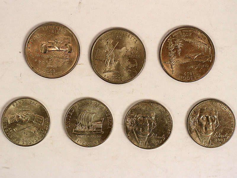 Non standard Unites States - 7 coins