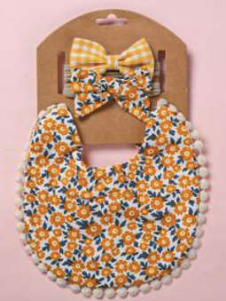 Bib  Bow Set