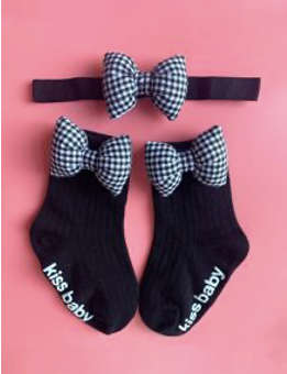 Sock & Bow Set