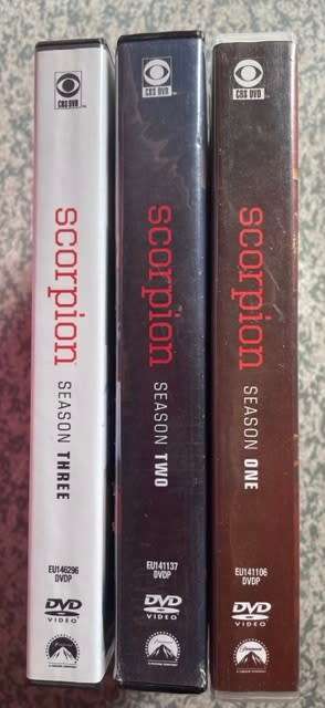 Scorpion Seasons 1-3 DVD`s