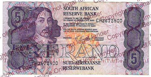 South Africa / Suid Africa CL Stals Five Rand  "CH2672800"