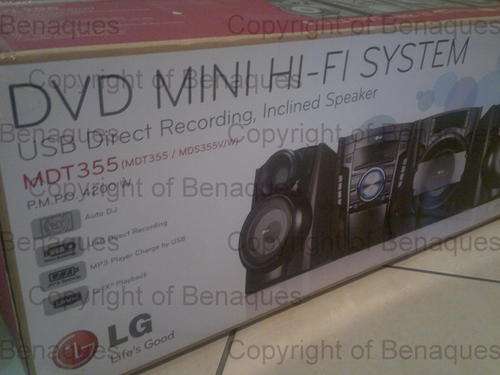 LG DVD Hi-Fi System (MDT355 / MDS355V/W)