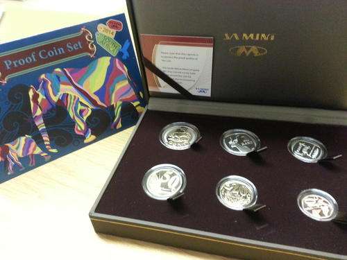 Last 2 x Brand New 2014 RSA Proof coin set **WITH COA**