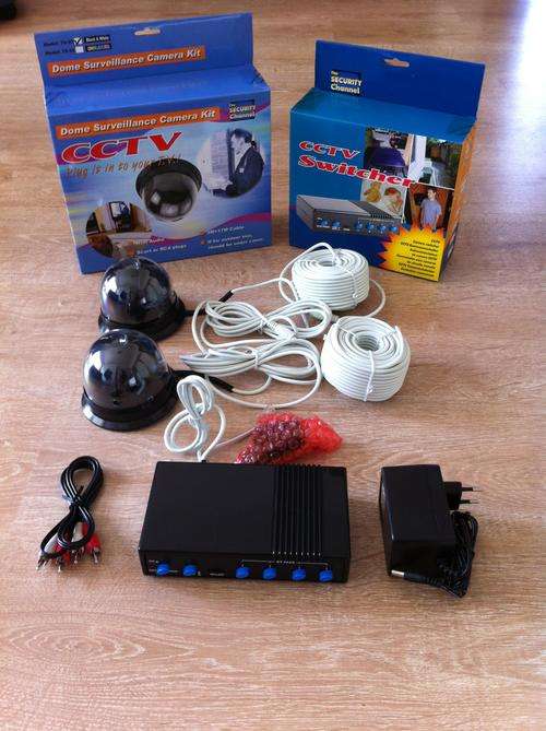 70-30 B/W Dome cameras & switcher