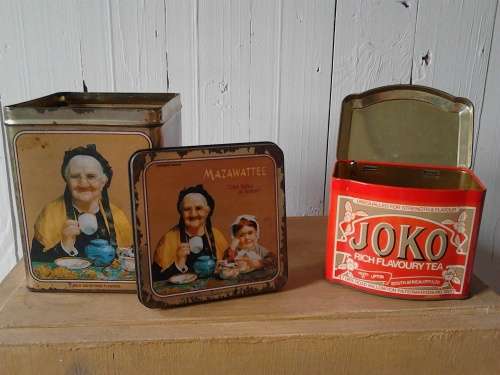 Lovely old tea tins